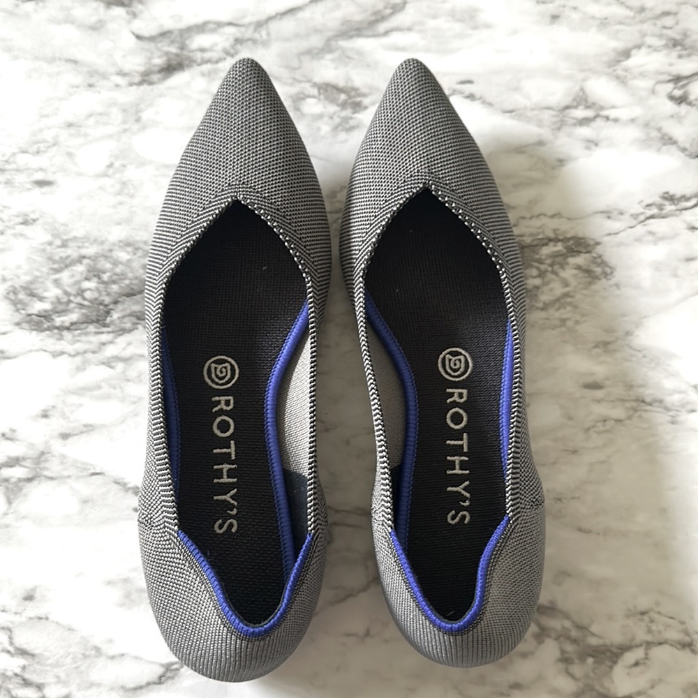 Rothy’s Shoes The Point - Gray Size - 8.5